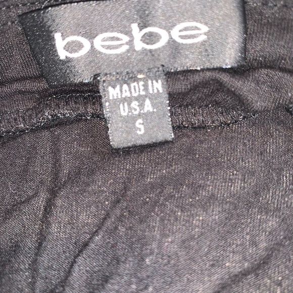 Used BEBE Beautiful Great Little Black Party Dress Date Night Out - Picture 4 of 4